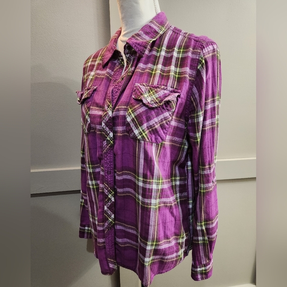 Arizona Jean's Company Lightweight Multicolored Flannel. Size XL. - Picture 2 of 8